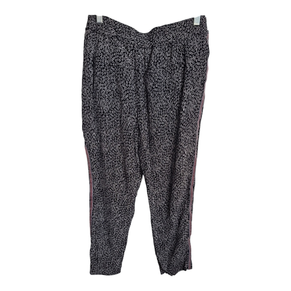 Anthropologie Ett Twa Floral Lounge Jogger Pants With Side Stripe - Size Small - Picture 6 of 10